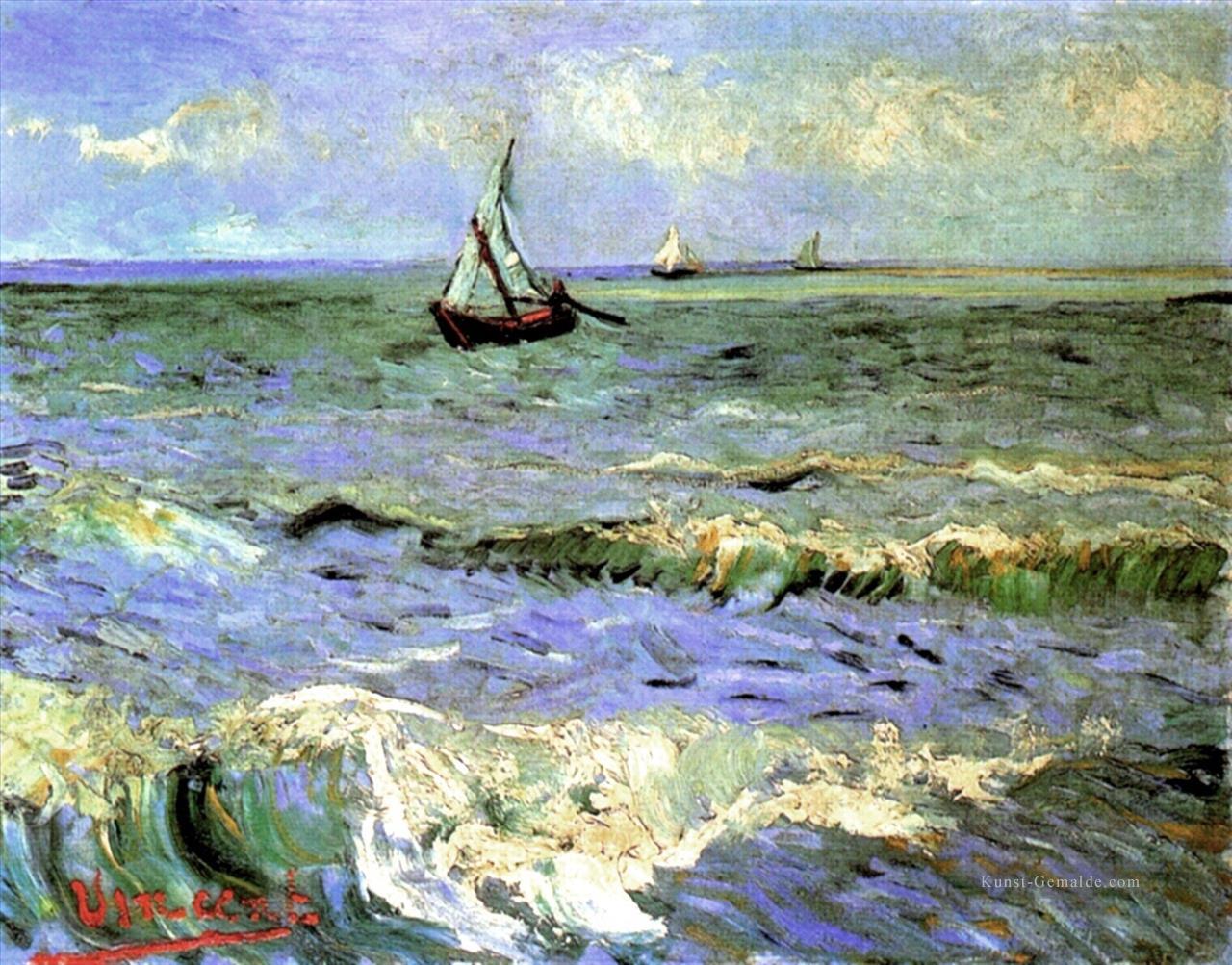 Vincent van Gogh Seascape bei Saintes Maries Ölgemälde